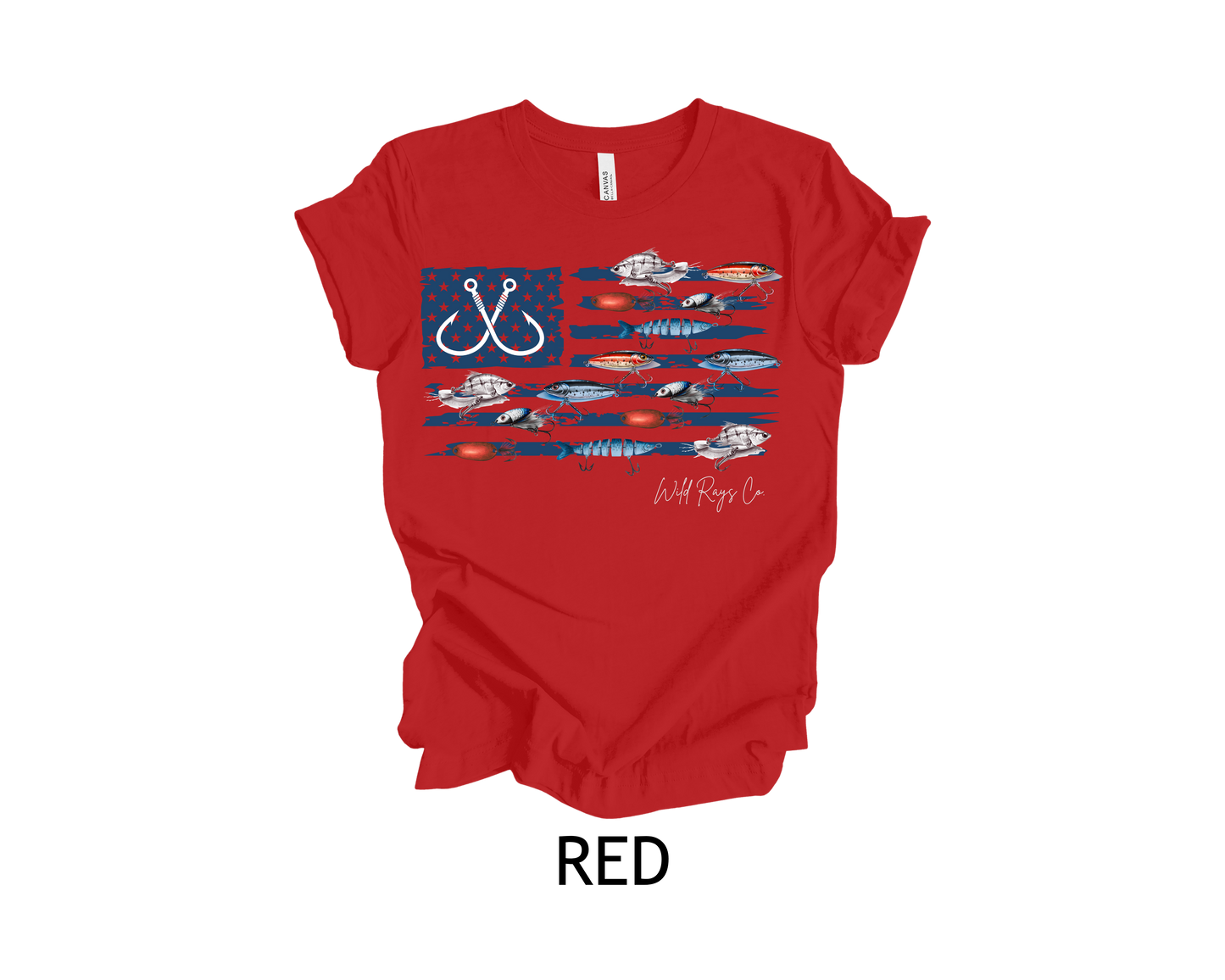 Fishing Lure American Flag