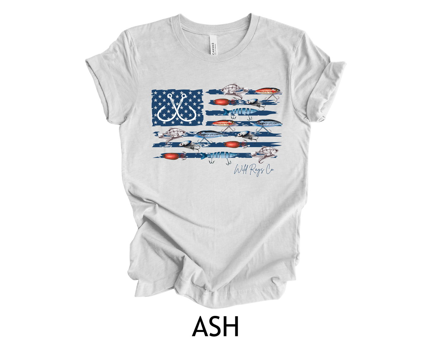 Fishing Lure American Flag