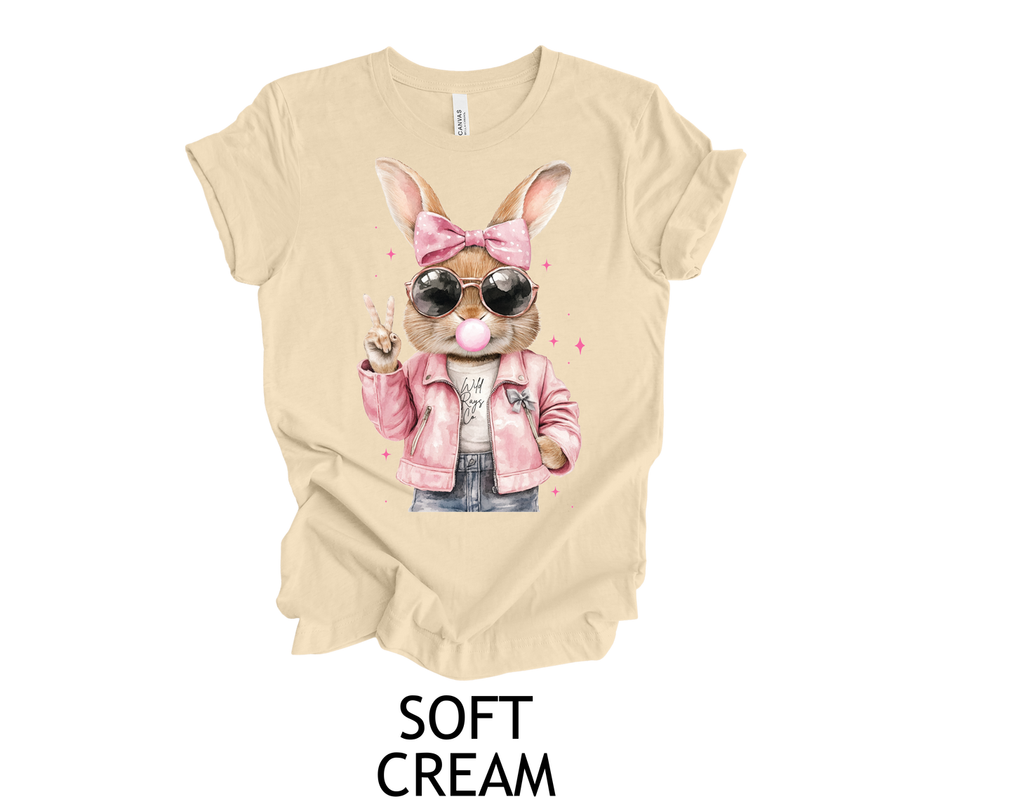 Girls Peace Easter Bunny