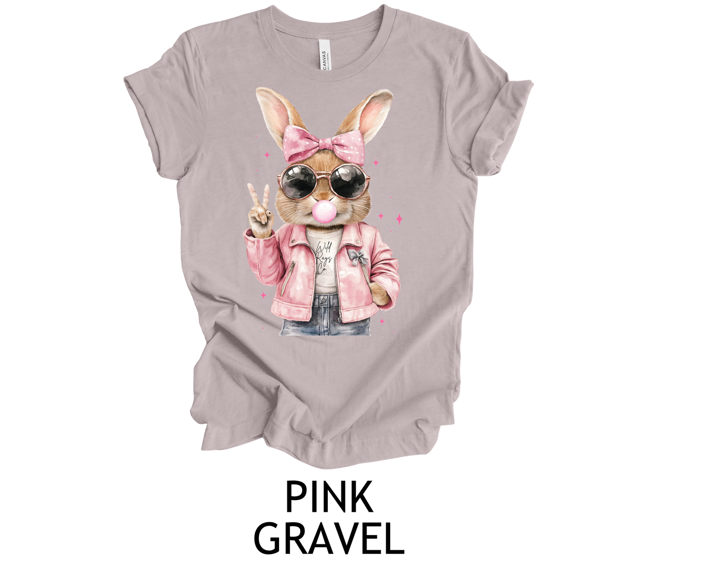 Girls Peace Easter Bunny
